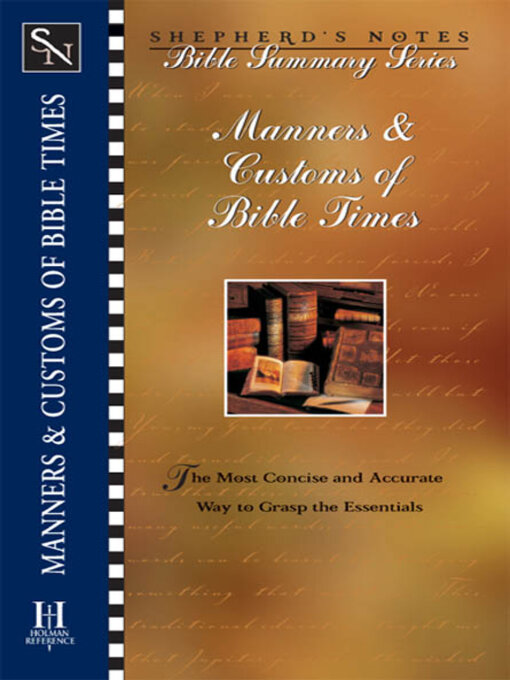 Title details for Manners and Customs of Bible Times by Paul  P. Enns - Available